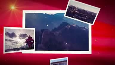 五四红色党建风节日活动总结宣传图文展示视频的预览图